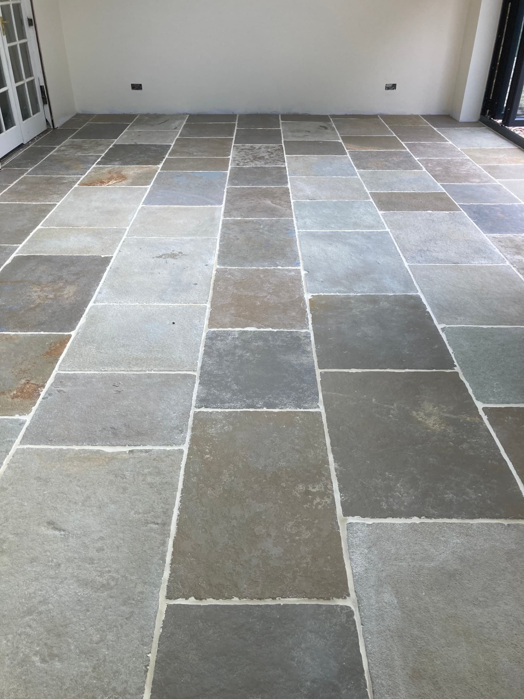 New porcelain patio installed in Wokingham