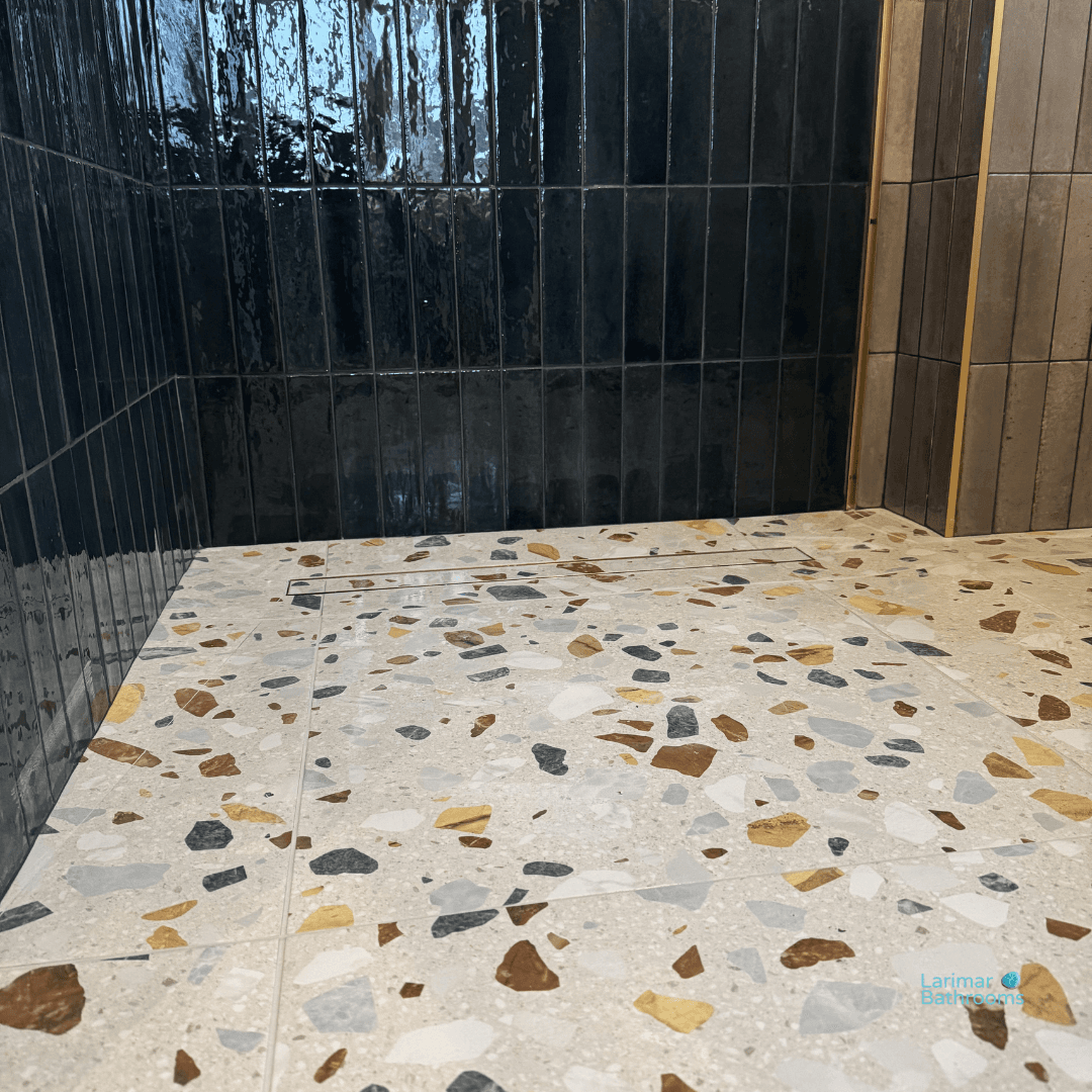 Wet room tiling by K Hadden Tiling